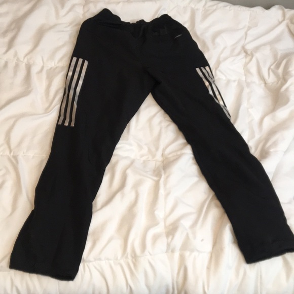 2 Black Adidas Track Pants - Picture 2 of 4